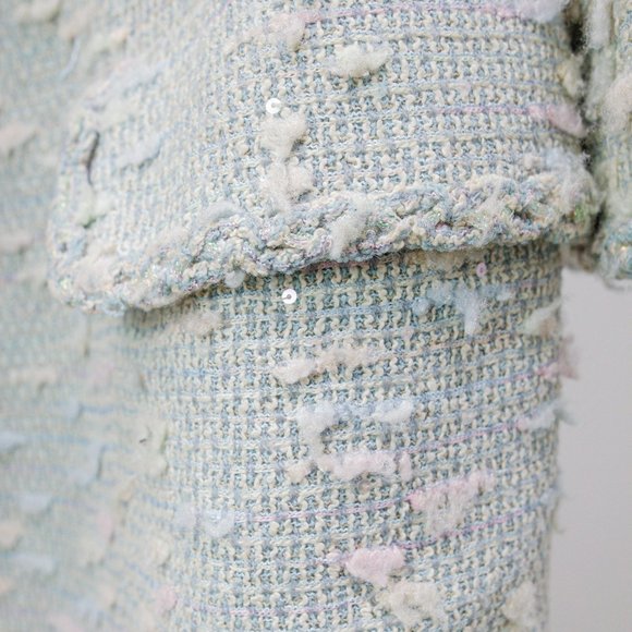 Chanel 07C Double Breasted Tweed Coat - Picture 11 of 16